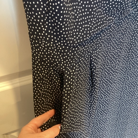 Loft polka dot  jumpsuit Size 12 - Picture 5 of 7
